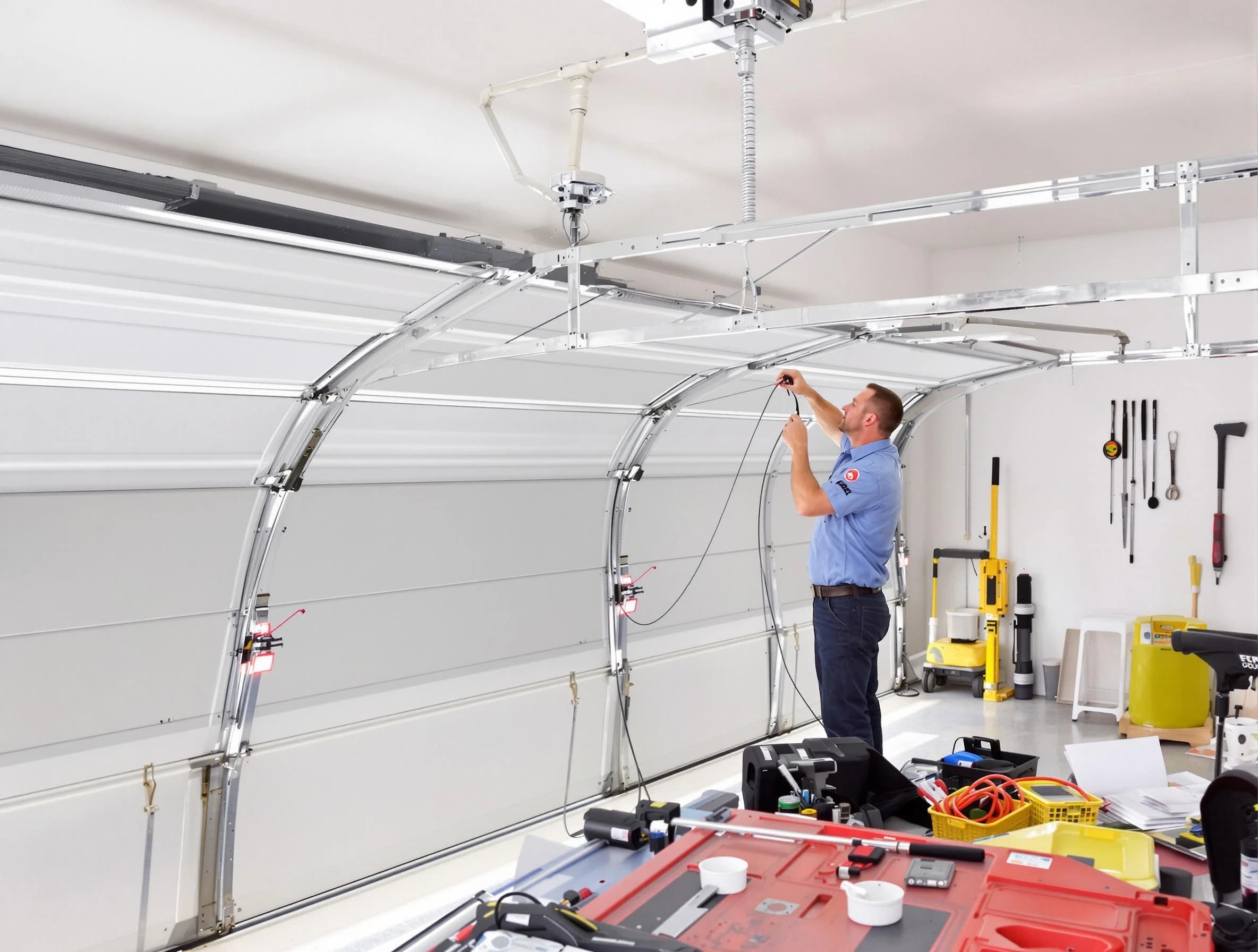 Garage door cable repair service by Ramapo Garage Door Repair in Ramapo