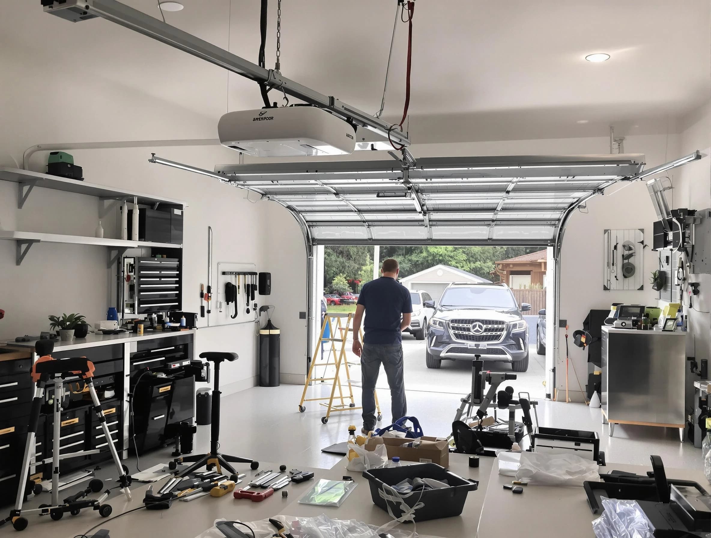 Garage door opener installation by Ramapo Garage Door Repair in Ramapo