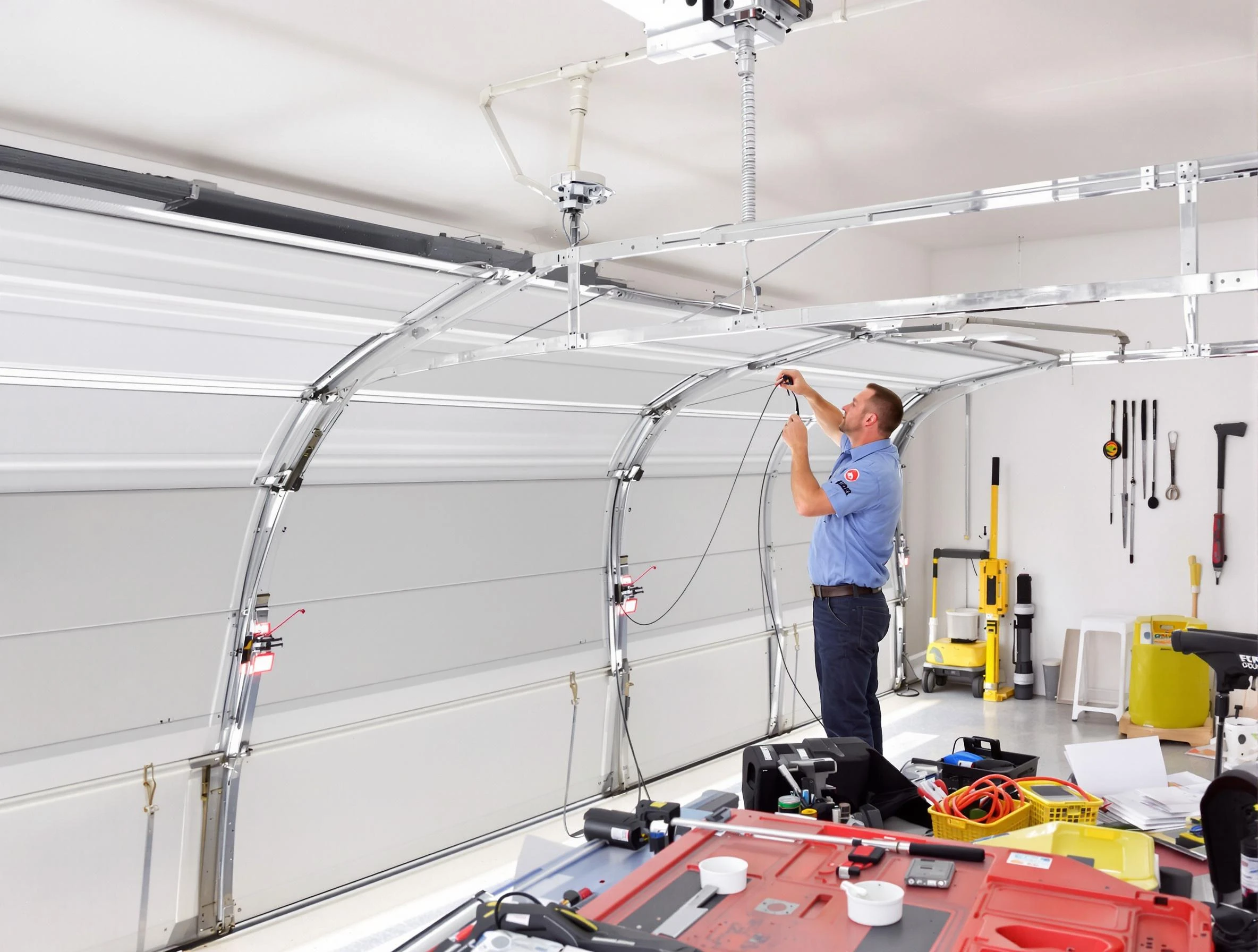 Garage door cable repair service by Ramapo Garage Door Repair in Ramapo